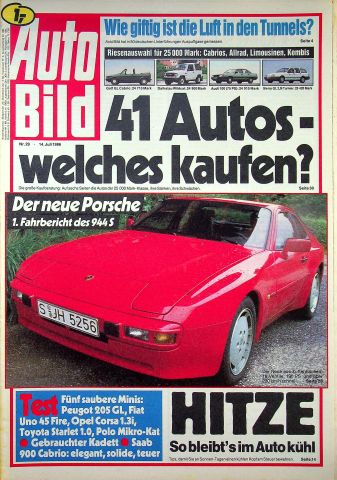 Deckblatt Auto Bild (29/1986)